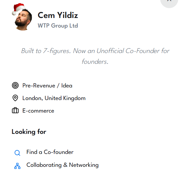 Cem Yildiz - WTP Group Ltd